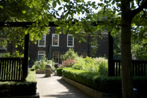 Vestry House Museum garden in the summer